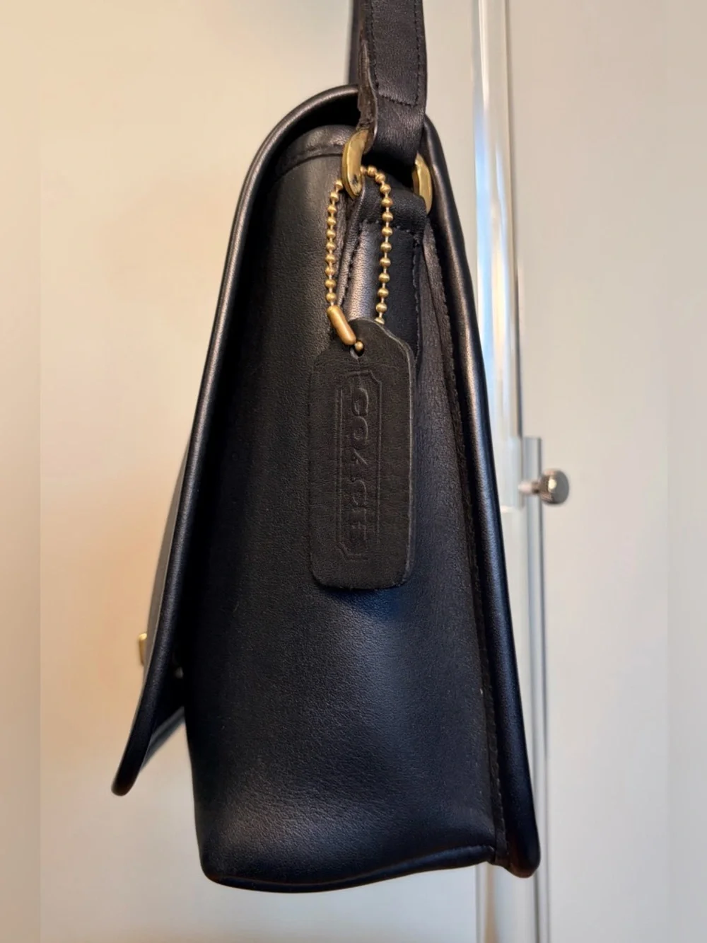 Vintage COACH Patrol Companion Bag Black Crossbody Costa Rica 9076 EUC - Picture 11 of 17